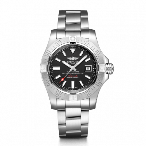 Breitling Avenger II Seawolf Stainless Steel / Volcano Black / Bracelet A17331101B1A1