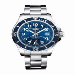 Breitling Superocean II 42 Stainless Steel / Blue / Mariner Blue / Bracelet A17365D11C1A1
