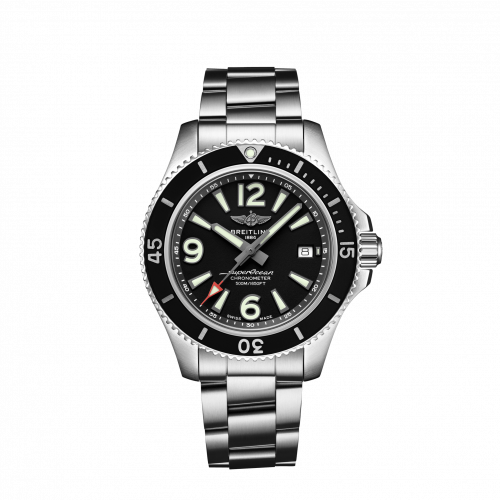 Breitling Superocean 42 Stainless Steel / Black / Bracelet A17366021B1A1