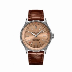 Breitling Navitimer 1 35 Automatic Stainless Steel / Copper / Croco / Folding A17395201K1P2