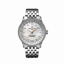 Breitling Navitimer 1 35 Automatic Stainless Steel / MOP / Bracelet A17395211A1A1
