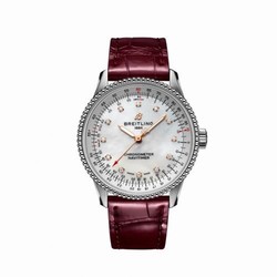 Breitling Navitimer 1 35 Automatic Stainless Steel / MOP / Croco / Folding A17395211A1P2