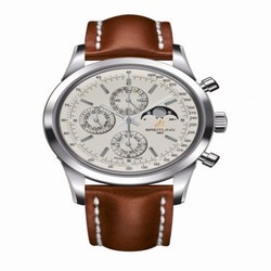 Breitling Transocean Chronograph 1461 Stainless Steel / Silver / Calf / Pin A1931012/G750/433X/A20BA.1