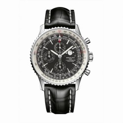 Breitling Navitimer 1461 Stainless Steel / Black / Croco / Pin A1937012/BA57/760P/A20BA.1