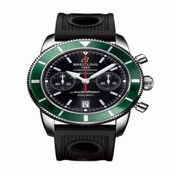 Breitling Superocean Heritage 44 Chronograph Stainless Steel / Green / Black / Rubber A2337036.BB81.200S
