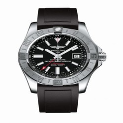 Breitling Avenger II GMT Stainless Steel / Volcano Black / Rubber A3239011/BC35/131S/A20S.1