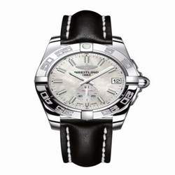 Breitling Galactic 36 Automatic Stainless Steel / Pearl / Calf A3733012/A788/414X/A16BA.1