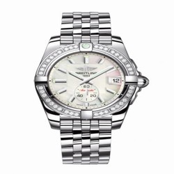 Breitling Galactic 36 Automatic Stainless Steel / Diamond / Pearl / Bracelet A3733053/A716/376A