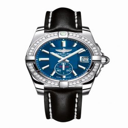 Breitling Galactic 36 Automatic Stainless Steel / Diamond / Gun Blue / Calf A3733053/C824/414X/A16BA.1
