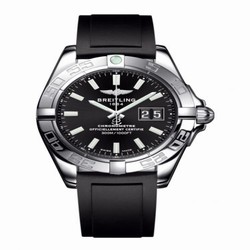 Breitling Galactic 41 Stainless Steel / Onyx Black / Rubber A49350L2.BE58.132S