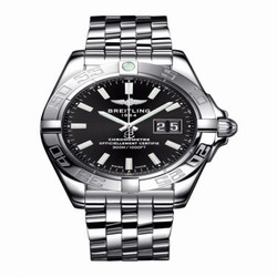 Breitling Galactic 41 Stainless Steel / Onyx Black / Bracelet A49350L2.BE58.366A