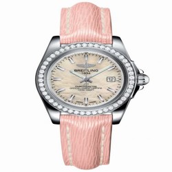 Breitling Galactic 32 Sleek Edition Stainless Steel / Diamond / Pearl / Sahara A7133053/A800/238X/A14BA.1