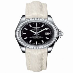 Breitling Galactic 32 Sleek Edition Stainless Steel / Diamond / Trophy Black / Sahara A7133053/BF62/235X/A14BA.1