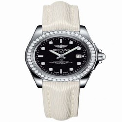Breitling Galactic 32 Sleek Edition Stainless Steel / Diamond / Trophy Black Diamond / Sahara A7133053/BF63/235X/A14BA.1