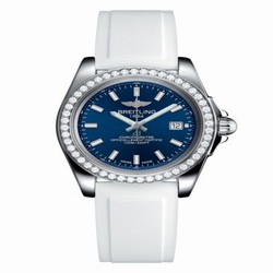 Breitling Galactic 32 Sleek Edition Stainless Steel / Diamond / Horizon Blue / Rubber A7133053/C951/164S/A14S.1