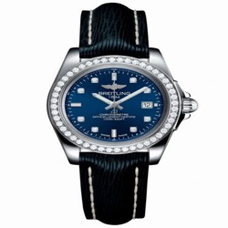 Breitling Galactic 32 Sleek Edition Stainless Steel / Diamond / Horizon Blue Diamond / Sahara A7133053/C966/210X/A14BA.1