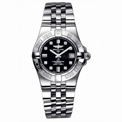 Breitling Galactic 30 Black / Diamond / Bracelet A71340L2.BA14.368A