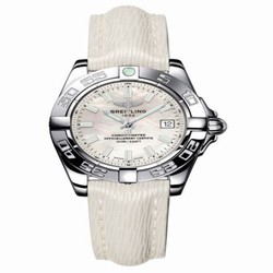 Breitling Galactic 32 Stainless Steel / Pearl / Sahara A71356L2.A787.235X
