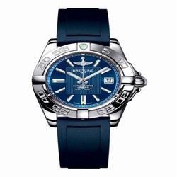 Breitling Galactic 32 Stainless Steel / Metallica Blue / Rubber A71356L2.C811.141S
