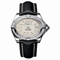 Breitling Galactic 32 Stainless Steel / Diamond / Sierra Silver / Sahara A71356LA.G702.208X