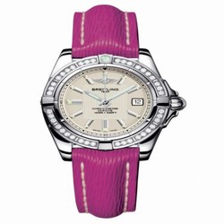 Breitling Galactic 32 Stainless Steel / Diamond / Sierra Silver / Sahara A71356LA.G702.241X