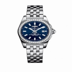 Breitling Galactic 29 Stainless Steel / Diamond / Horizon Blue / Bracelet A7234853/C948/791A