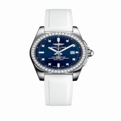 Breitling Galactic 29 Stainless Steel / Diamond / Horizon Blue Diamond / Rubber A7234853/C965/249S/A12S.1