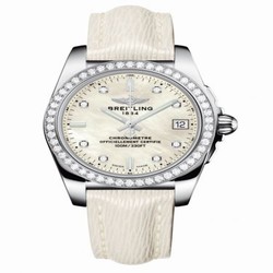 Breitling Galactic 36 Stainless Steel / Diamond / Pearl Diamond/ Sahara A7433053.A780.236X