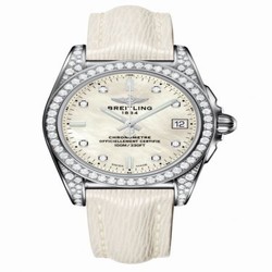 Breitling Galactic 36 Stainless Steel / Diamondworks / Pearl Diamond/ Sahara A7433063.A780.236X