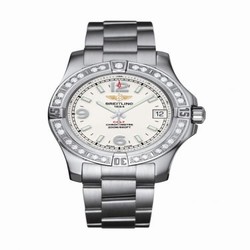 Breitling Colt 36 Diamond / Stratus Silver / Bracelet A7438953|G803|178A