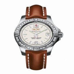 Breitling Colt Lady Diamond / Stratus Silver / Calf / Pin A7738853/G793/406X/A14BA.1
