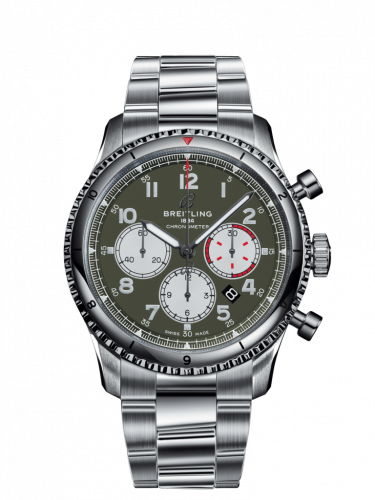 Breitling Aviator 8 B01 Chronograph 43 Stainless Steel / Curtiss Warhawk / Bracelet AB01192A1L1A1