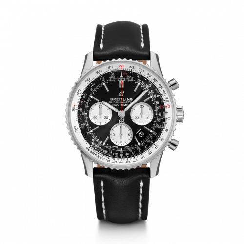 Breitling Navitimer 1 B01 Chronograph 43 Stainless Steel / Black / Calf / Pin AB0121211B1X1