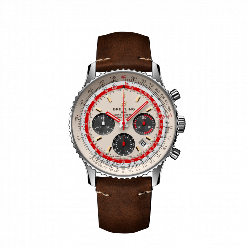 Breitling Navitimer 1 B01 Chronograph 43 Stainless Steel / Airline Editions TWA / Calf / Pin AB01219A1G1X1