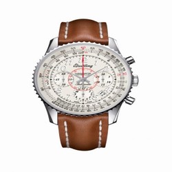 Breitling Montbrillant 01 Stainless Steel / Mercury Silver / Calf AB013012.G735.425X