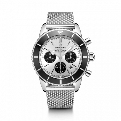 Breitling Superocean Heritage II B01 Chronograph 44 Stainless Steel / Silver / Bracelet AB0162121G1A1