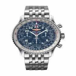 Breitling Cosmonaute Stainless Steel / Blue / Bracelet AB0210B4/C917/447A