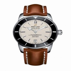 Breitling Superocean Heritage II 42 Stainless Steel / Black / Silver / Calf / Pin AB201012.G827.433X/A20BA.1