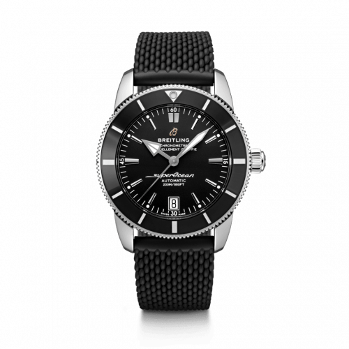 Breitling Superocean Heritage II 42 Stainless Steel / Black / Black / Rubber / Folding AB2010121B1S1