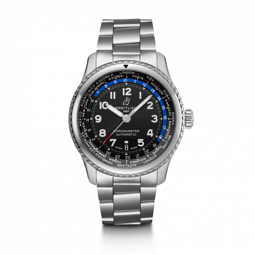 Breitling Navitimer 8 B35 Automatic Unitime 43 Stainless Steel / Black / Bracelet AB3521U41B1A1