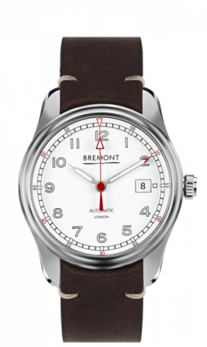 Bremont Airco Mach 1 Stainless Steel / White / Calf AIRCO MACH 1/WH
