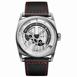 CODE41 Anomaly-01 Stainless Steel / Silver AN01-IN-SIL-ST-LEA-COU-SP