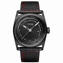 CODE41 Anomaly-02 Black PVD / Black AN02-BK-ST-LEA-COU-SP