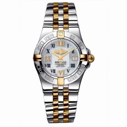 Breitling Galactic 30 Two Tone MOP / Roman / Two Tone Bracelet B71340L2.A688.368D