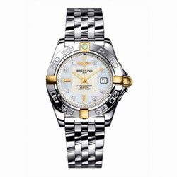 Breitling Galactic 32 Two Tone MOP / DIamond / Bracelet B71356L2.A710.367A