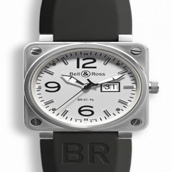 Bell & Ross BR 01 96 Grande Date BR0196WHST