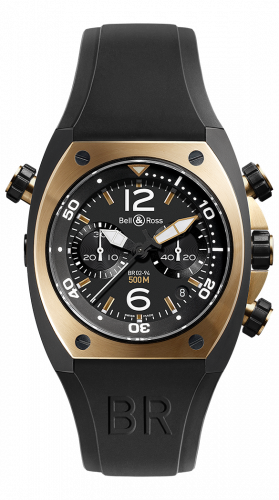 Bell & Ross BR 02 92 Chronograph Rose Gold & Carbon BR02-CHR-BICOLOR