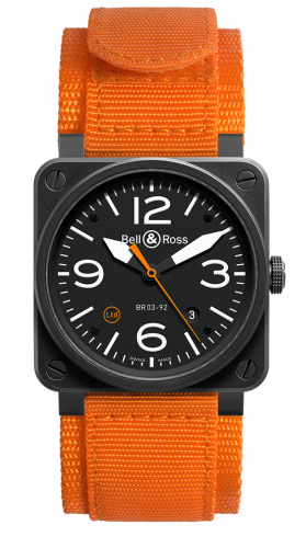 Bell & Ross BR 03 92 Orange Carbon BR0392-O-CA