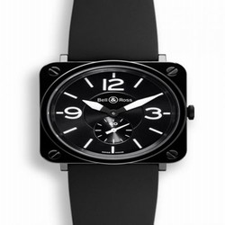 Bell & Ross BR S Black Ceramic BRSBLCERAMICSRB