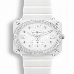 Bell & Ross BR S White Ceramic Diamond BRSWHCPHLGDSCE